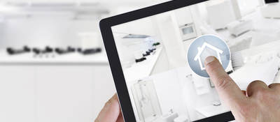 Tablet with app to manage multiple connected devices in a smart home